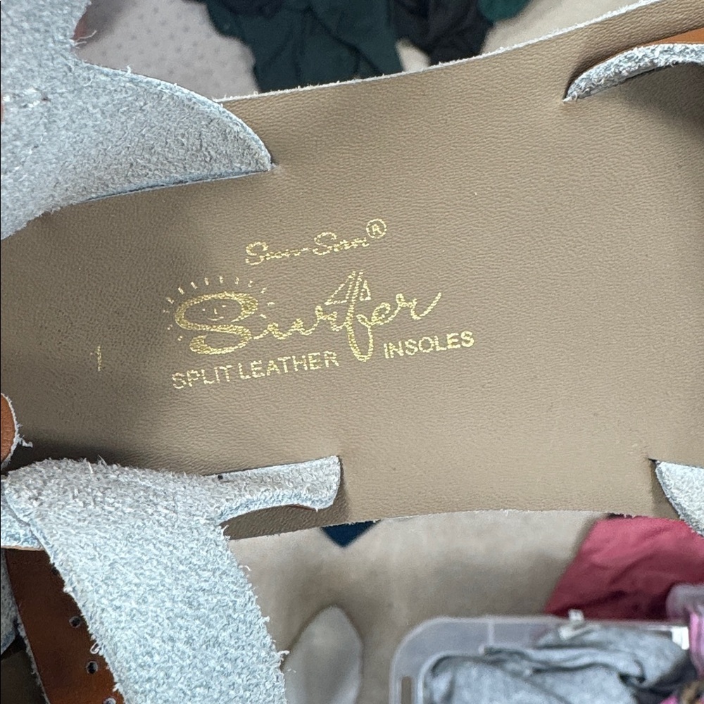 Saltwater Girls Shoes, Size 1 - Picture 3 of 3